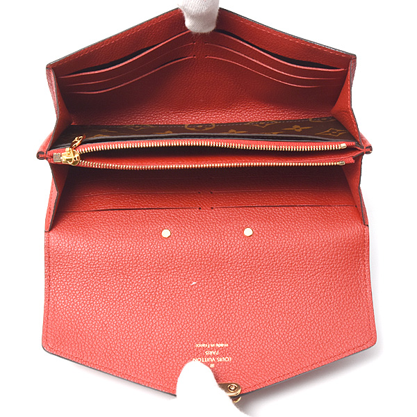 ルイヴィトン 財布 レディース モノグラム ポルトフォイユパラス フラップ付き長財布 Louis Vuitton M58414 中古