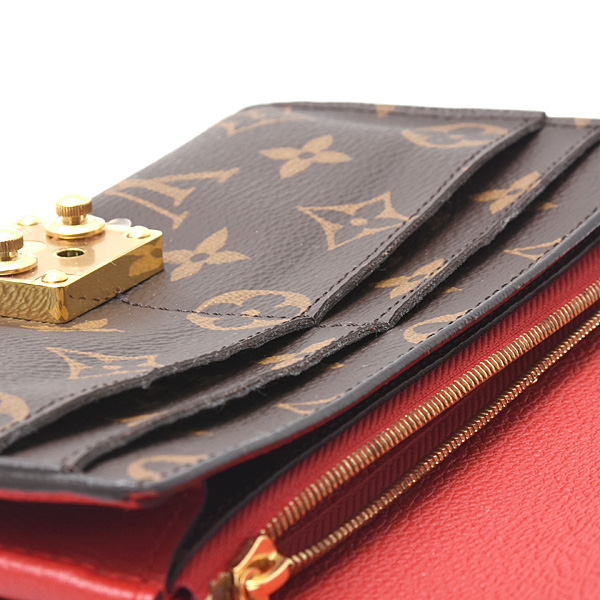 ルイヴィトン 財布 レディース モノグラム ポルトフォイユパラス フラップ付き長財布 Louis Vuitton M58414 中古