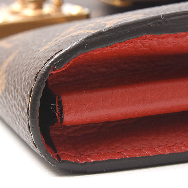 ルイヴィトン 財布 レディース モノグラム ポルトフォイユパラス フラップ付き長財布 Louis Vuitton M58414 中古