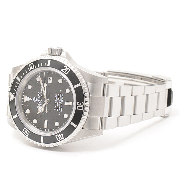 ロレックス 時計 メンズ シードゥエラー ダイバーズウォッチ ブラック文字盤 ステンレス ROLEX SEA-DWELLER 16600 SS【中古】