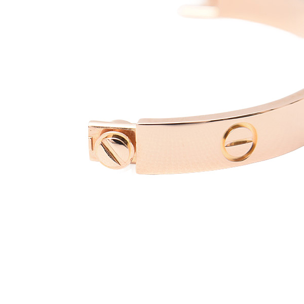 カルティエ ブレス レディース ラブブレス 片側のみ 半分 16～17サイズ ピンクゴールド Cartier 750PG 中古