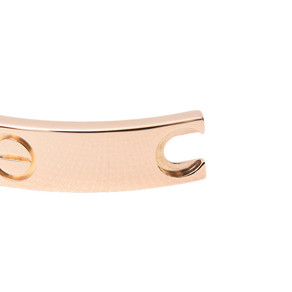 カルティエ ブレス レディース ラブブレス 片側のみ 半分 16～17サイズ ピンクゴールド Cartier 750PG 中古
