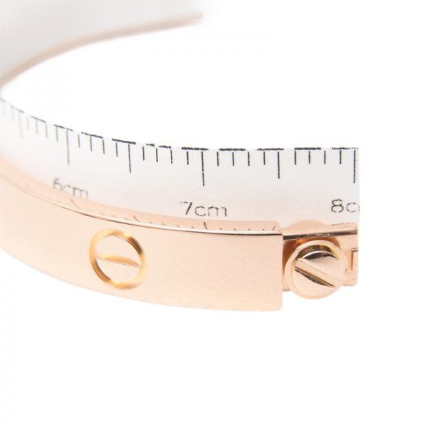 カルティエ ブレス レディース ラブブレス 片側のみ 半分 16～17サイズ ピンクゴールド Cartier 750PG 中古