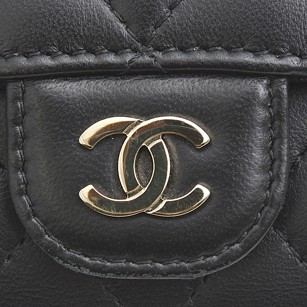シャネル キーケース レディース マトラッセ 4連 クラシック ブラック ラムスキン CHANEL 中古
