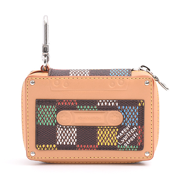 ルイヴィトン 小物 メンズ LVバーズ・ダミエ バッグチャーム・LVテープ チャーム ブラウン マルチ Louis Vuitton M02431 未使用展示品