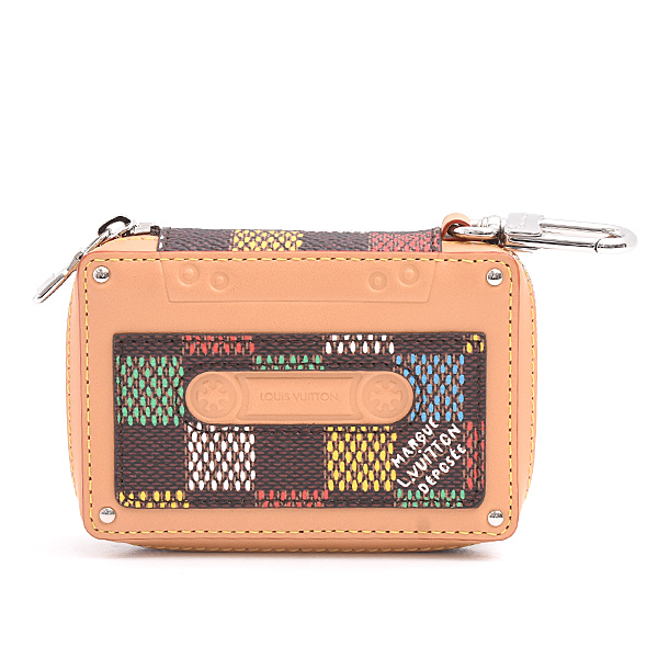 ルイヴィトン 小物 メンズ LVバーズ・ダミエ バッグチャーム・LVテープ チャーム ブラウン マルチ Louis Vuitton M02431 未使用展示品