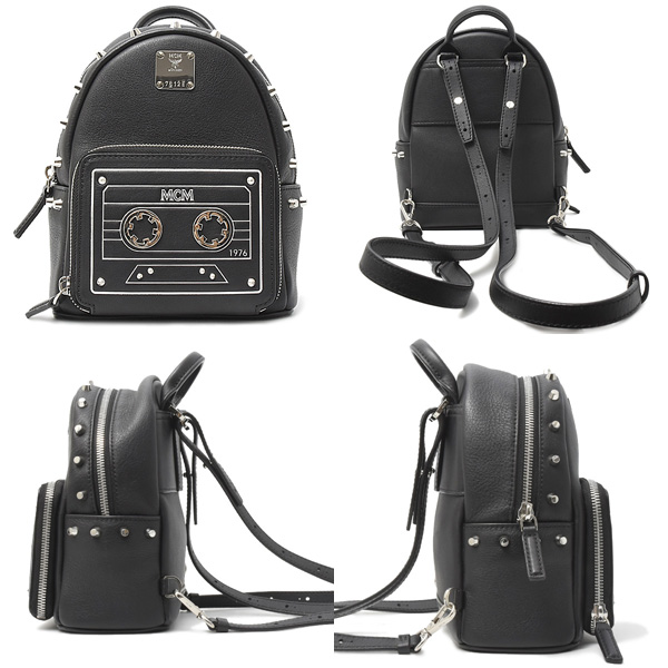 エムシーエム バッグ レディース トップハンドルバッグ バックパック リュック ブラック MCM 中古