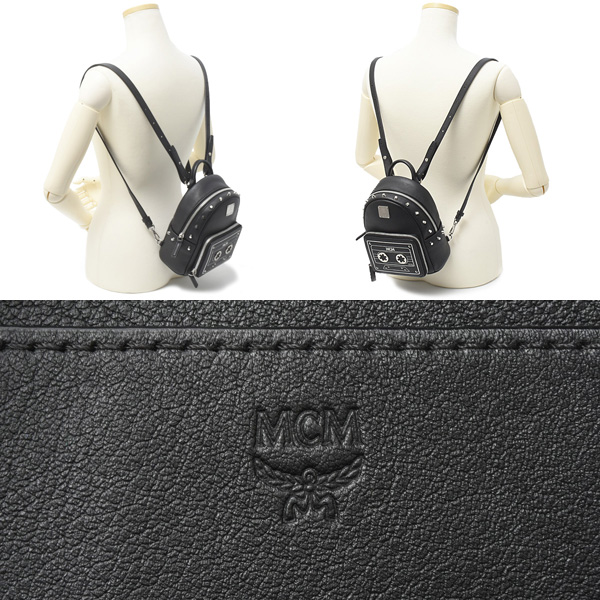 エムシーエム バッグ レディース トップハンドルバッグ バックパック リュック ブラック MCM 中古