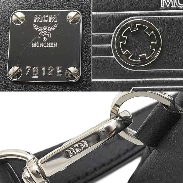 エムシーエム バッグ レディース トップハンドルバッグ バックパック リュック ブラック MCM 中古