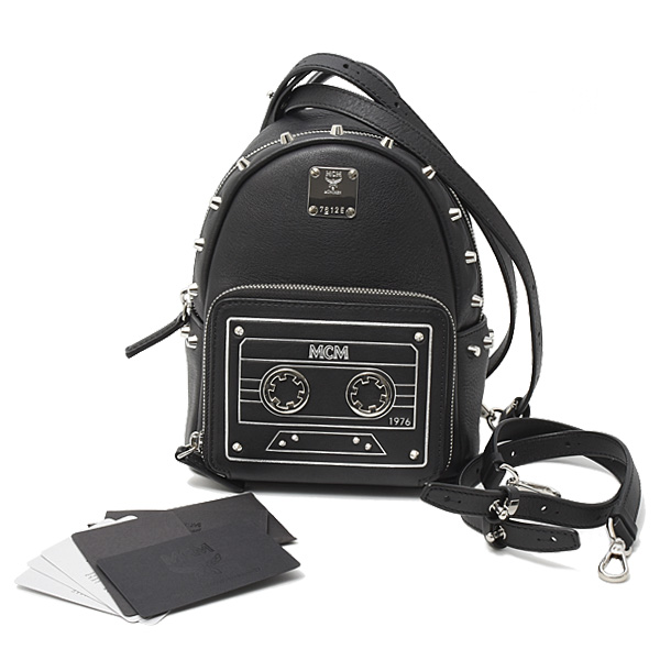 エムシーエム バッグ レディース トップハンドルバッグ バックパック リュック ブラック MCM 中古