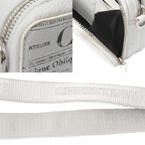 クリスチャンディオール バッグ レディース ショルダーポーチ ダニエルアーシャムコラボ ホワイト Christian Dior 中古