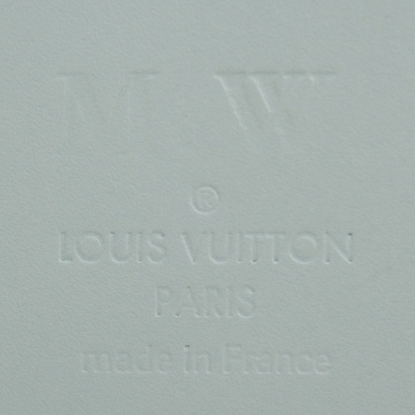 ルイヴィトン カードケース メンズ LVアエログラム オーガナイザードゥポッシュ 牛革 ライトブルー Louis Vuitton M82805 中古