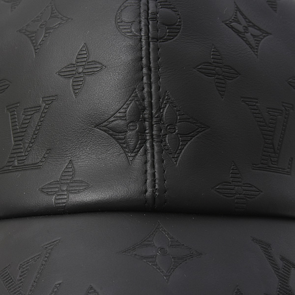 ルイヴィトン 服飾小物 メンズ レディース ユニセックス キャップ 帽子 60 モノグラムシャドウ ノワール Louis Vuitton M76581 中古