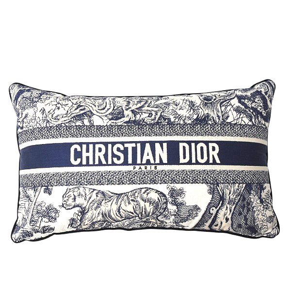 クリスチャンディオール ブランド小物 レディース レクタンギュラー クッション トワル ドゥ ジュイ Christian Dior 中古
