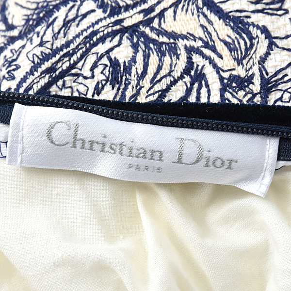 クリスチャンディオール ブランド小物 レディース レクタンギュラー クッション トワル ドゥ ジュイ Christian Dior 中古