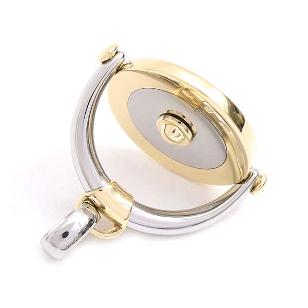 ブルガリ ペンダント メンズ レディース ホロスコープ うお座 ペンダントトップ ステンレス ゴールド BVLGARI SS 750YG 中古