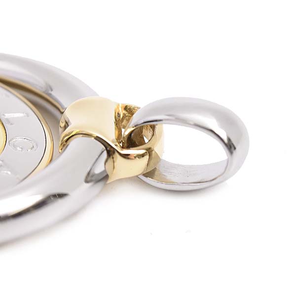 ブルガリ ペンダント メンズ レディース ホロスコープ うお座 ペンダントトップ ステンレス ゴールド BVLGARI SS 750YG 中古