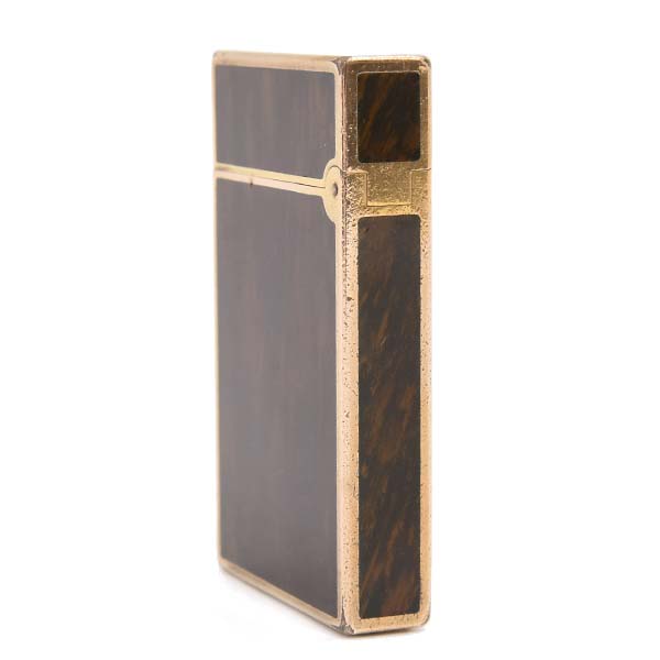 デュポン ライター メンズ ローラガスライター ライン2 マーブルラッカー ゴールド S.T.Dupont 中古