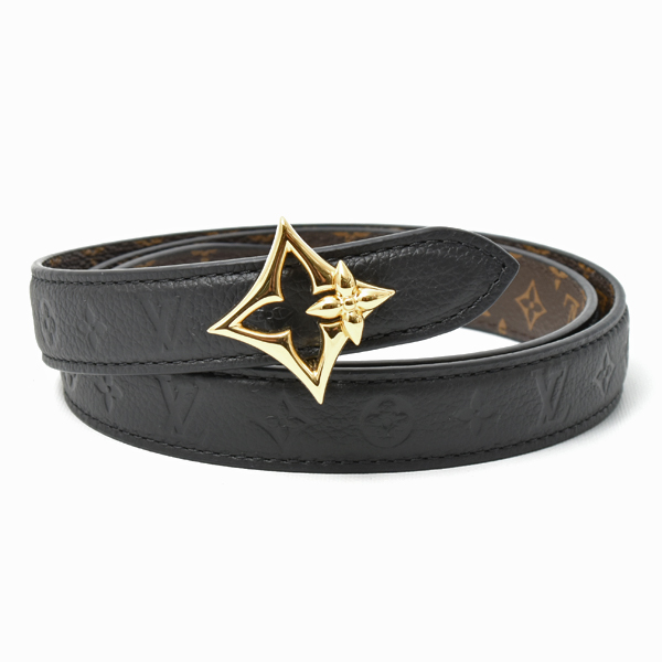 ルイヴィトン 服飾小物 レディース ベルト フラワーグラム 30MM リバーシブル M8373U Louis Vuitton 中古