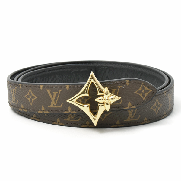 ルイヴィトン 服飾小物 レディース ベルト フラワーグラム 30MM リバーシブル M8373U Louis Vuitton 中古
