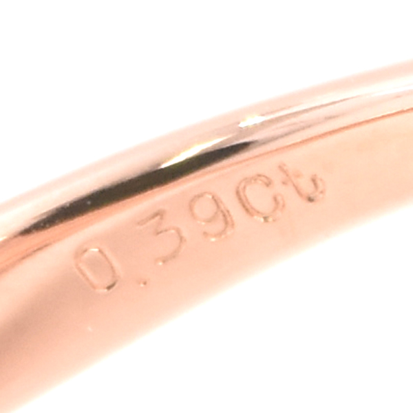 ミキモト 指輪 レディース レ ペタル ドゥ ギンザ ダイヤ リング D0.39ct 11号 ピンクゴールド MIKIMOTO 750PG 中古