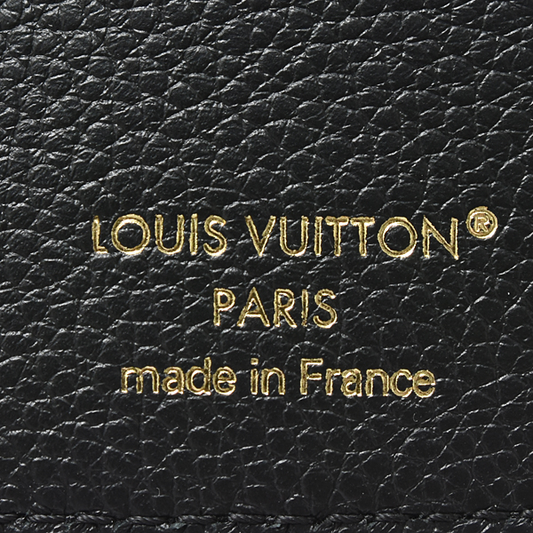 ルイヴィトン 財布 レディース モノグラムアンプラント ポルトフォイユヴィクトリーヌ 3つ折り財布 ブラックベージュ Louis Vuitton M80968 未使用展示品
