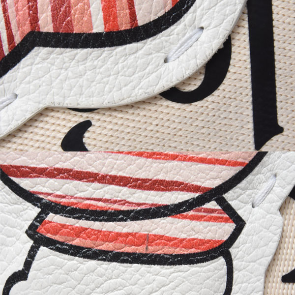 クロエ バッグ レディース ウッディ スモール トートバッグ マイメロディ サンリオ リネン カーフ ベージュ ブラウン Chloe 中古