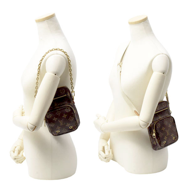 ルイヴィトン バッグ レディース ユーティリティクロスボディ ショルダーバッグ モノグラム M80746 Louis Vuitton 中古