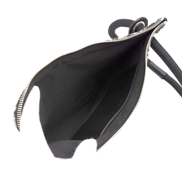 ディオール バッグ メンズ クラッチバッグ セカンドバッグ オブリーグ ジャガード レザー ネイビー Dior 中古