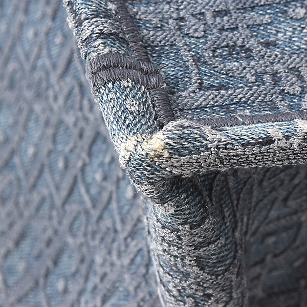 クリスチャンディオール バッグ メンズ レディース ブックトート ラージ トートバッグ デニム ブルー系 Christian Dior M1286ZWA 中古