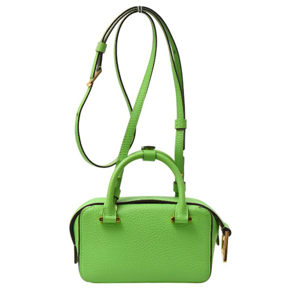 デルヴォー バッグ レディース クールボックス ナノ ソフトグレインレザー アロエ Delvaux AA0567AQY 中古