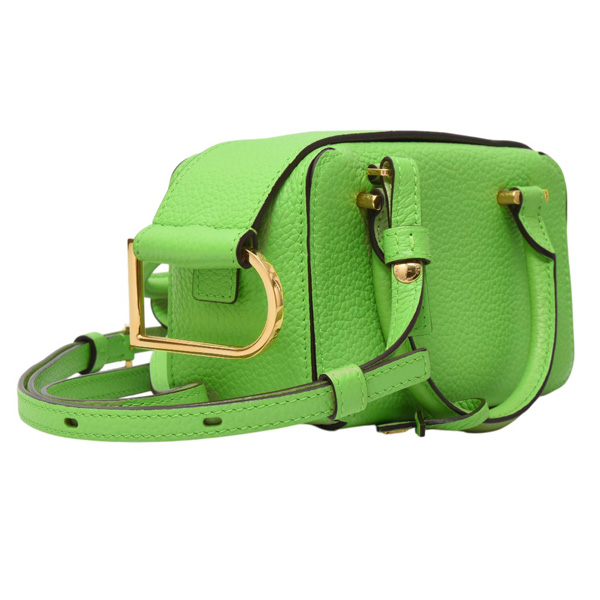 デルヴォー バッグ レディース クールボックス ナノ ソフトグレインレザー アロエ Delvaux AA0567AQY 中古