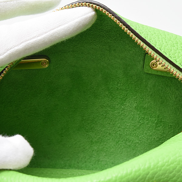 デルヴォー バッグ レディース クールボックス ナノ ソフトグレインレザー アロエ Delvaux AA0567AQY 中古