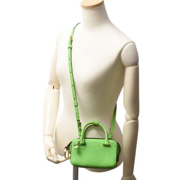 デルヴォー バッグ レディース クールボックス ナノ ソフトグレインレザー アロエ Delvaux AA0567AQY 中古