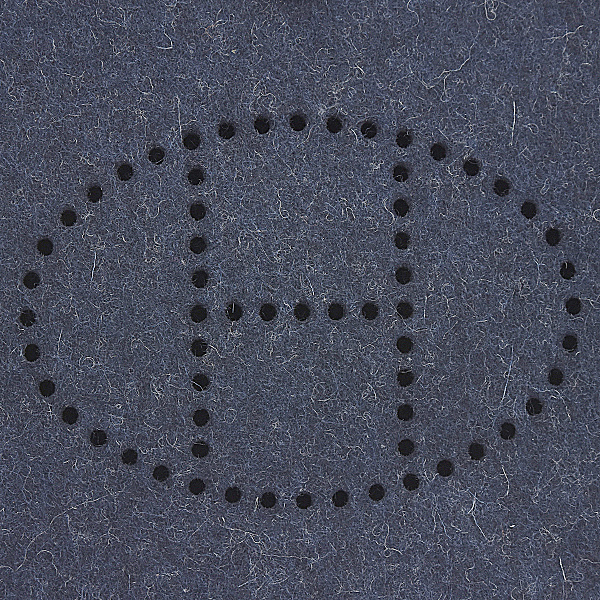 エルメス バッグ レディース エブリンTPM アマゾン ショルダーバッグ D刻 ブルーニュイ ネイビー フェルト×スイフト HERMES 中古