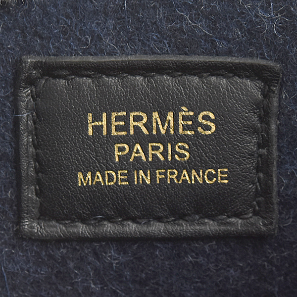 エルメス バッグ レディース エブリンTPM アマゾン ショルダーバッグ D刻 ブルーニュイ ネイビー フェルト×スイフト HERMES 中古