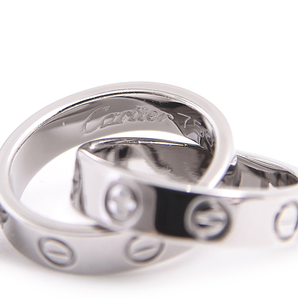 カルティエ ネックレス レディース ベビーラブ ホワイトゴールド 750WG Cartier 中古