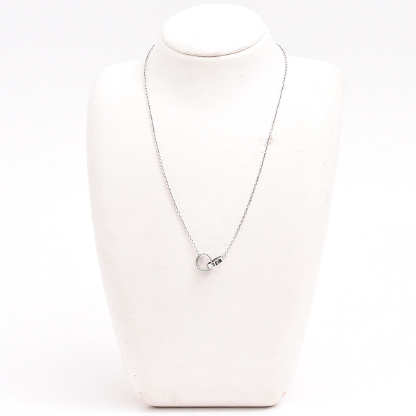 カルティエ ネックレス レディース ベビーラブ ホワイトゴールド 750WG Cartier 中古