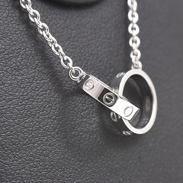 カルティエ ネックレス レディース ベビーラブ ホワイトゴールド 750WG Cartier 中古