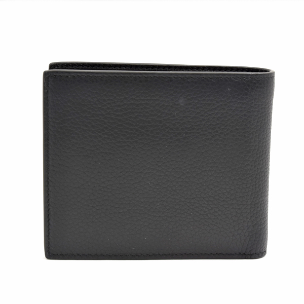 クリスチャンディオール 財布 メンズ CD Icon 2つ折りウォレット 札入れ 二つ折り ブラック カーフ Christian Dior 2ESBH027CDI 中古
