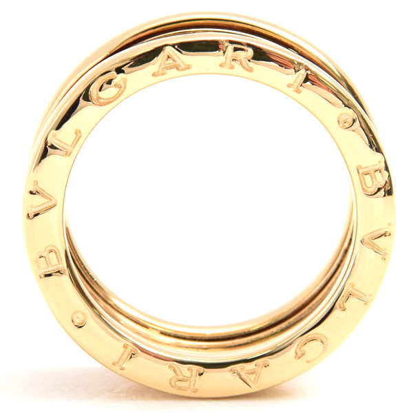 ブルガリ 指輪 レディース ビー ゼロワン B-ZERO1 リング 56号 イエローゴールド BVLGARI 750YG 中古