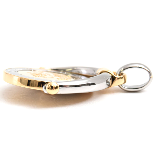 ブルガリ ペンダント ユニセックス ホロスコープ 魚座 ペンダント ステンレス ゴールド BVLGARI SS×750YG 中古