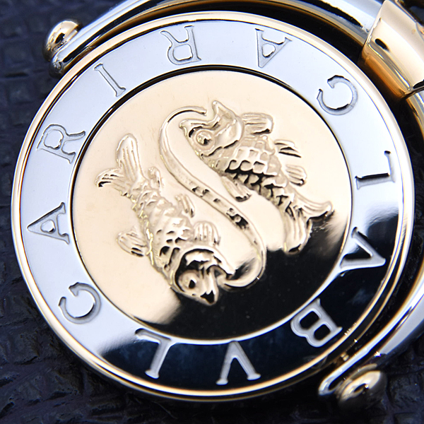 ブルガリ ペンダント ユニセックス ホロスコープ 魚座 ペンダント ステンレス ゴールド BVLGARI SS×750YG 中古