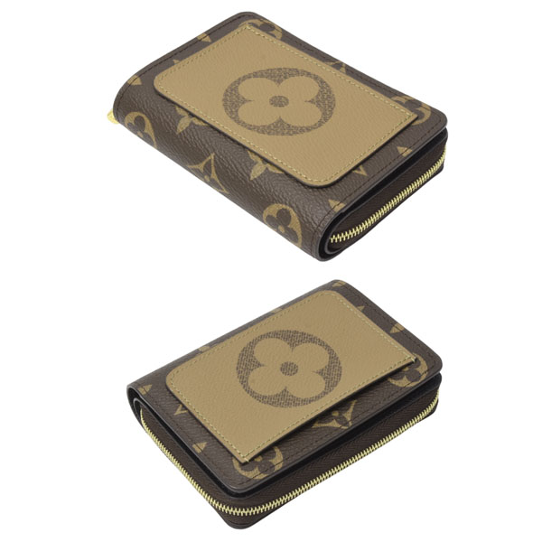 ルイヴィトン 財布 レディース ポルトフォイユ ルー モノグラムリバース 二つ折り財布 M81461 Louis Vuitton 中古