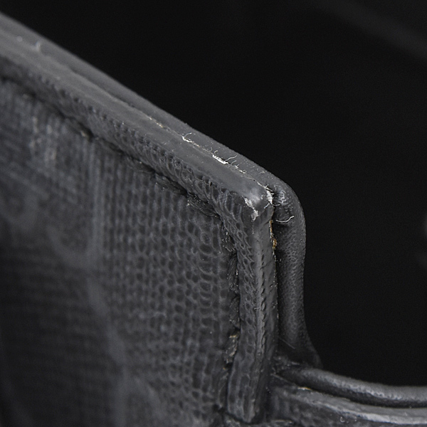 グッチ バッグ メンズ レディース GGスプリーム ミニトート ショルダーバッグ 2WAY ブラック GUCCI 696010 中古