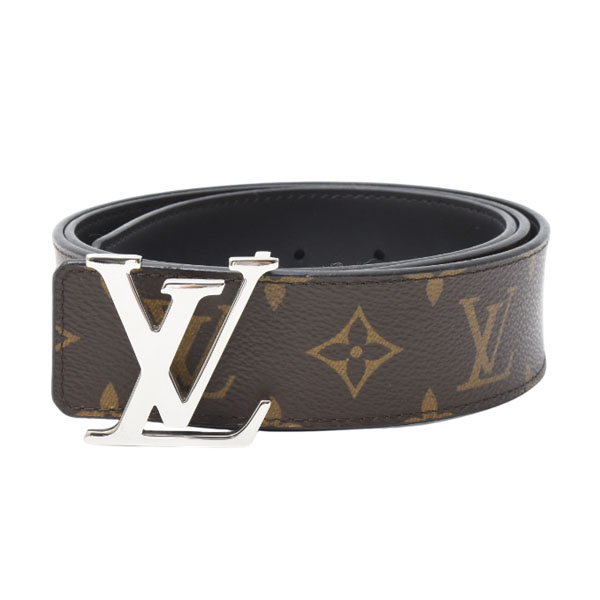 ルイヴィトン ベルト メンズ LV イニシャル モノグラム 40MM 95cm リバーシブル ブラック M9821V Louis Vuitton 中古