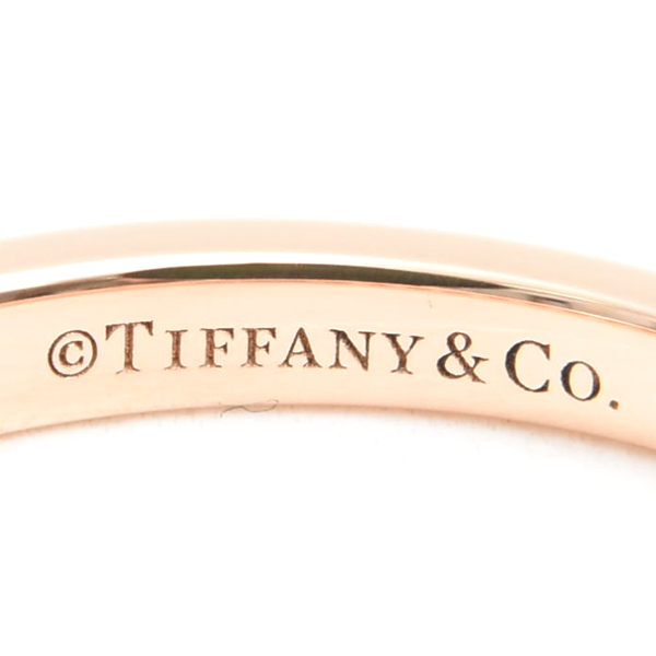 ティファニー 指輪 レディース チャネルセッティング ハーフエタニティ ダイヤ リング 11.5号 ゴールド TIFFANY 750YG 中古