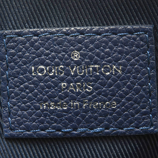ルイヴィトン バッグ メンズ モノグラムバンダナ シティキーポル ショルダーバッグ ブルー Louis Vuitton M20555 中古