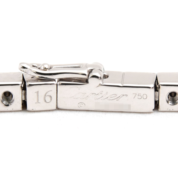 カルティエ ブレスレット レディース ラニエール ブレスレット ホワイトゴールド Cartier 750WG 中古