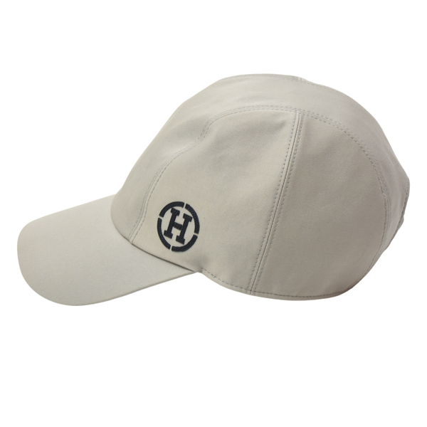 エルメス 帽子 メンズ マイルス Hサークル キャップ コットン サイズ60 クリーニング済み ベージュ HERMES 中古